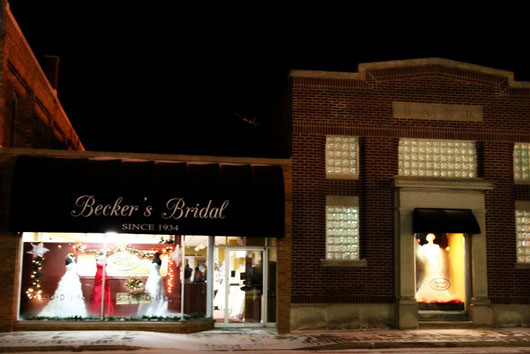 Becker’s Bridal, a mainstay on Fowler’s Main Street since 1934